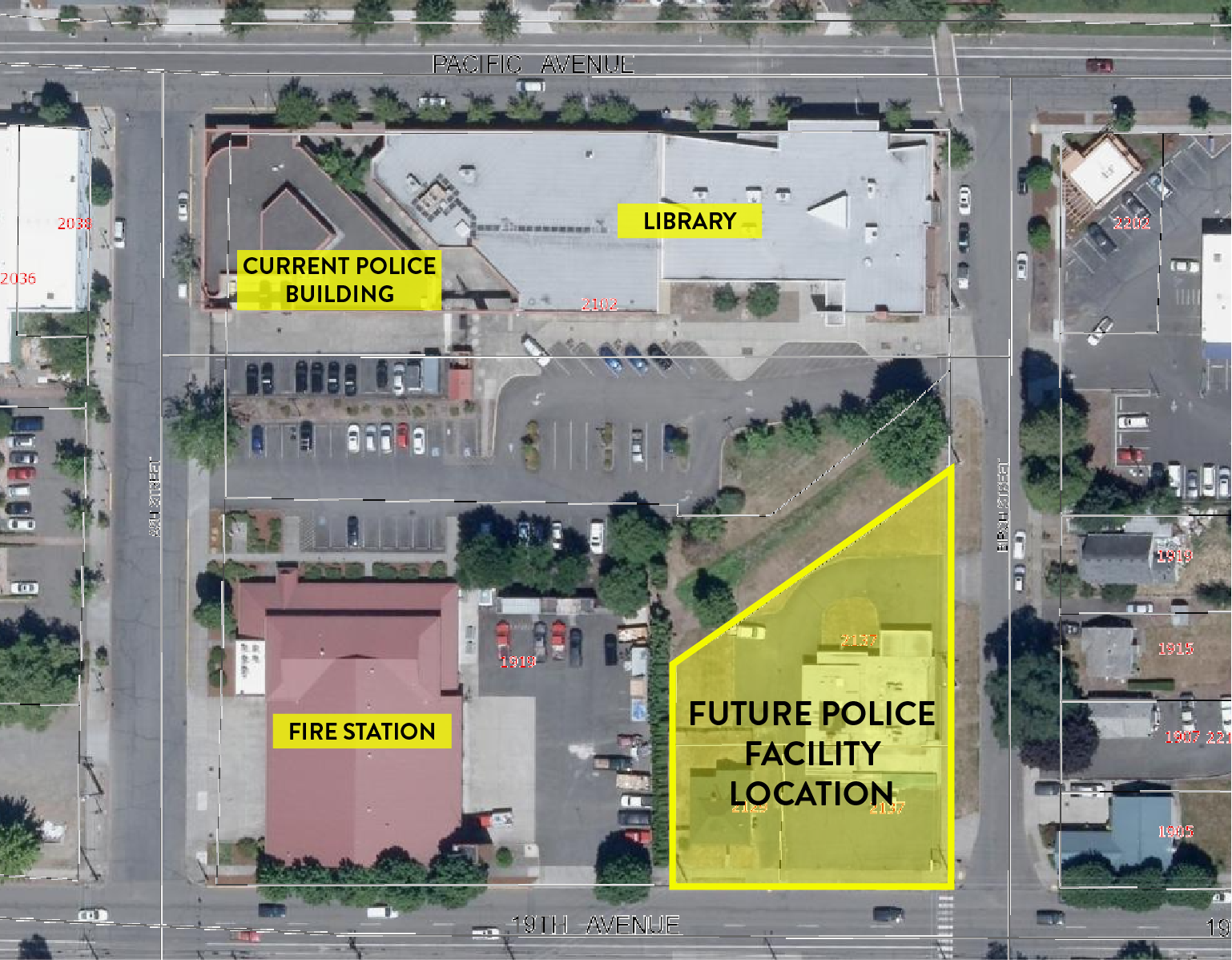 Proposed New Police Building Location