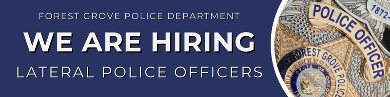 We are hiring lateral police officers